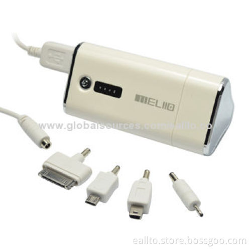 Power Bank with 6,600mAh Capacity and LED Indicator